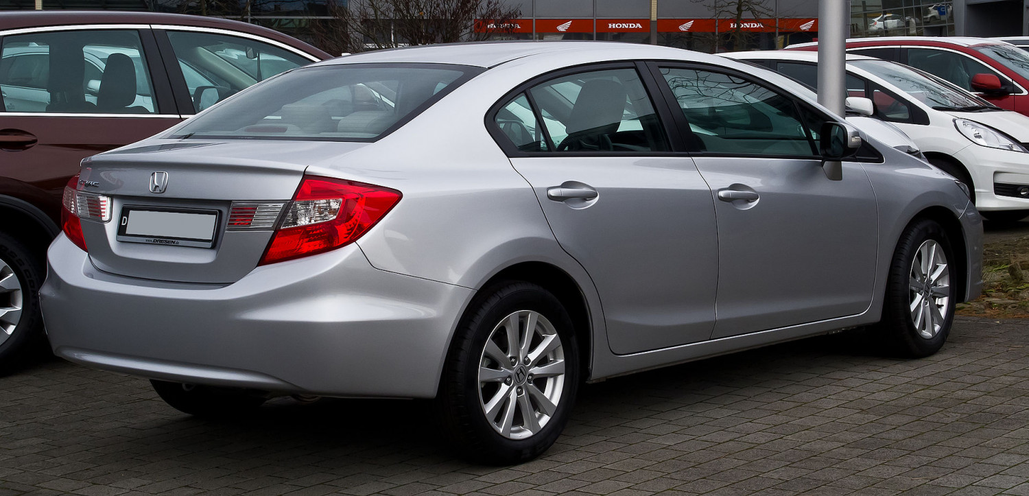 Example of a Civic (9th Gen.)