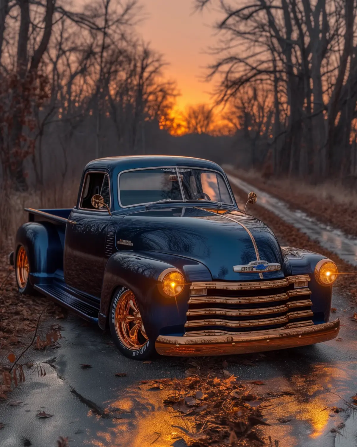 Restomod 1950s Chevy Pickup blending classic design with modern enhancements
